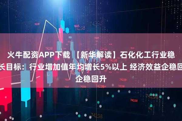火牛配资APP下载 【新华解读】石化化工行业稳增长目标：行业增加值年均增长5%以上 经济效益企稳回升
