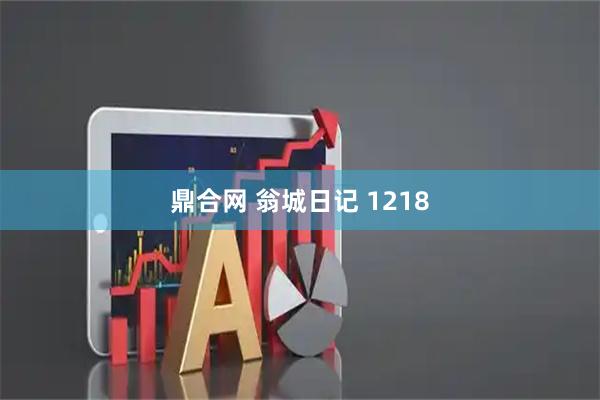 鼎合网 翁城日记 1218